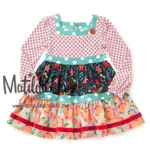 Matilda Jane size 4 Christmas Dress Tunic Party Mix Once Upon A Time Velvet